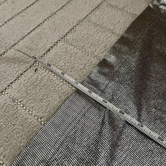 Lauren Ralph Lauren Silver Metallic Boat Neck Formal Evening Gown Size 2 ALTERED - Picture 9 of 9